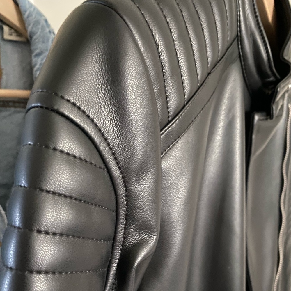ZARA FAUX LEATHER JACKET :D - Picture 6 of 13